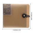 thumbnail image 2 of Miangastore CD Storage Case 12 Capacity CD Media Collection Bag Case Booklet Holder Album Organizer, 2 of 8
