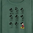 thumbnail image 3 of Mickey & Friends - Mickey Mouse Evolution - Women's Lightweight French Terry Long Sleeve Shirt, 3 of 5