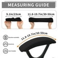 thumbnail image 7 of Office Chair Armrest Covers, Office Removable Arm Rest Covering, Elastic Chair Armrest Covers, Office Seat Hand Rest Protector, Arm Covers Protectors for Office Chair, Black, 2Pairs, 7 of 7