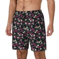 thumbnail image 2 of Uemuo Daisies Flowers Pattern Mens Swim Trunks Quick Dry Board Shorts with Mesh Lining, Stretch Beach Shorts Quick Dry No-Chafing Board Shorts-X-Large, 2 of 9
