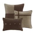 thumbnail image 3 of Madison Park Boone 7 Piece Comforter Set, California King, Brown, 3 of 5