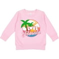 thumbnail image 2 of Inktastic I Love Florida with Ocean and Palm Trees Toddler Sweatshirt, 2 of 4