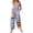 Light Purple, variant on HAJWOH Halloween Pants Women Print Linen Cotton Jumpsuits Rompers Plus Size Loose Fit Jumpers Pants with Pockets(Yellow,XL)