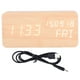 thumbnail image 2 of Reloj despertador digital Jadeshay Reloj despertador LED Madera ABS 150 x 40 x 70 mm, 2 of 8