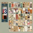 thumbnail image 1 of 50 Sheets Vintage Scrapbook Sticker Book Colorfast DIY Decorative Paper Sticker for Diaries Journals, 1 of 3