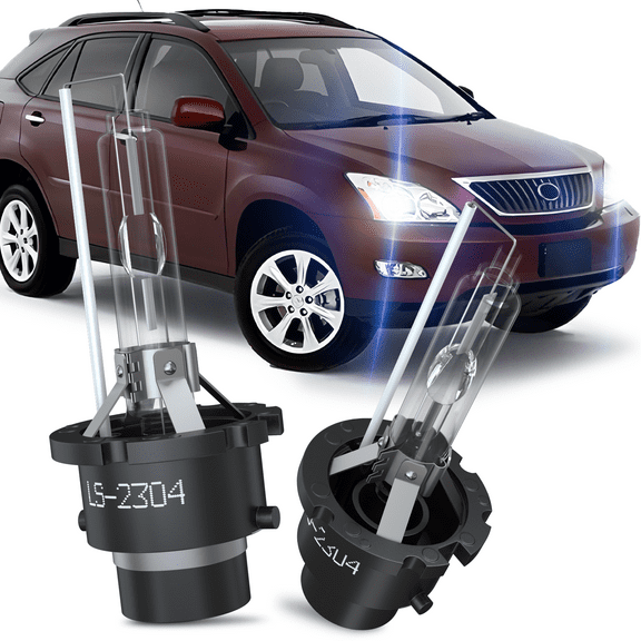 6000K Diamond White HID Xenon Headlight Bulbs for Lexus RX350 2007 2008 2009 Low Beam 2x