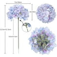 thumbnail image 2 of Vintage Purple Hydrangea Large Silk Flowers 10pcs Purple Hydrangea Artificial Flowers Purple Fake Flowers for Vintage Wedding Decoration Silk Flower Baby Shower Centerpieces (Vintage Purple), 2 of 5