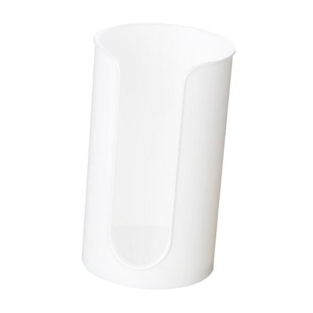 GUOOL Distributeur de Gobelets de Salle de Bain Support de Coussinet à Bille Multifonction Réutilisable Rangement de Salle de Bain Blanc