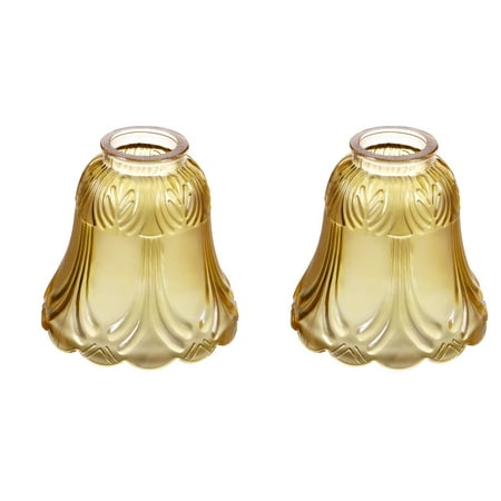 

2 Count Lamp Cover Crystal Chandelier Bell Shaped The Glass Shade Home Décor Products Ceiling