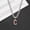 C Letter, variant on Football Letter Necklace - Men's Football Charm Pendant, Stainless Steel Silver Chain, 22inch Personalized Gift