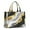 Black Marble Gold, variant on Large Capacity Tote Bag,Teal Gold Marble Pattern Handbag Fashion Luxury Tote Bag,15.7"x13"x 5.1" Inches,Laptop Compatible