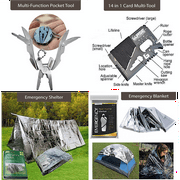 Emergency Survival First Aid Kit, Tactical Gear Bug Out Bag