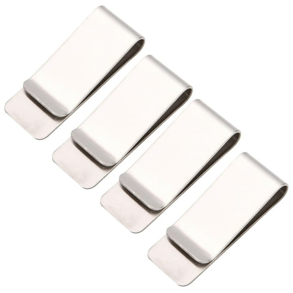 Vikakiooze 4PCS Metal wallet Clip for Men and Women Stainless Steel Money Clip