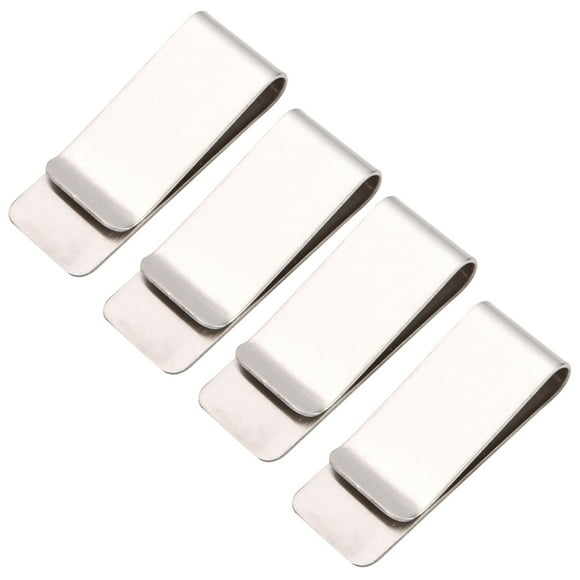 jovati Mens Slim Wallet with Money Clip 4Pcs Metal Wallet Clip for Men and Women Stainless Steel Money Clip Slim Wallet for Men with Money Clip Mens Wallets with Money Clip