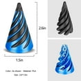 thumbnail image 5 of Juguete Espiral Impreso en 3D Que Pasa A Través Del Escritorio Pirámide () Azul, 5 of 5