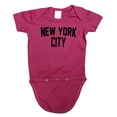 thumbnail image 2 of New York City Baby Bodysuit Screen Printed Soft Cotton Snapsuit, 2 of 10