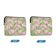 thumbnail image 2 of 13in Laptop Bag Briefcases Computer Inner Bags Computer Bags Laptop Sleeves Work Travel School Bag Blush Tulip Meadow, 2 of 7