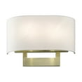 thumbnail image 4 of 45221-01 Livex Lighting 2 Light Medium Wall Sconce In Contemporary Style-9 Inches Tall and 13 Inches Wide-Antique Brass Finish, 4 of 15