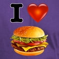 thumbnail image 3 of CafePress - Cheeseburger Love T Shirt - Men's Classic Graphic Cotton T-Shirt, 3 of 4