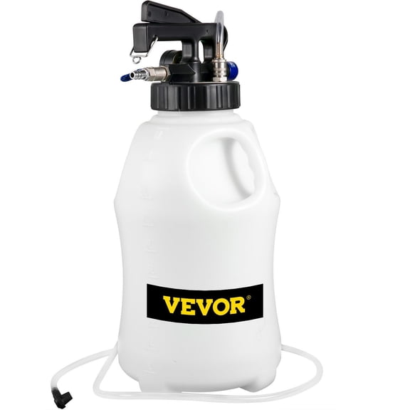 10L Manual ATF Fluid Pump - 2-Way Transmission Oil Extractor & Dispenser with 14 Adapters, for Automatic Transmission Fluid Refill, Large Capacity Tool Set