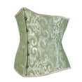 thumbnail image 2 of Grebrafan Underbust Corsets Women Gothic Green L, 2 of 5