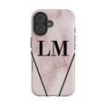 thumbnail image 1 of Étui Personnalisée Rose x Rosa Marbre Contrasté iPhone 16 Plus, iPhone 16 Plus, 1 of 4