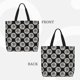 thumbnail image 2 of Fotbe White Sunflowers Bolsa Tote con Estampado para Mujer, Bolsos con Cremallera, Bolsa de Hombro Casual de Gran Capacidad con Bolsillos Internos, 2 of 7