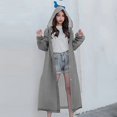 thumbnail image 4 of Poncho de Pluie à Capuche pour Adultes (Blanc), 4 of 6