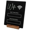 thumbnail image 3 of Rectangular Black Acrylic Wifi Password Board For Home And Office Use 1Pack, 3 of 8