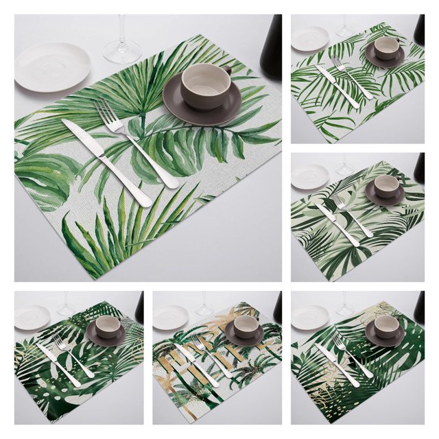 XWQ Placemat impermeable de ropa estética de ropa de protección de la tabla de la tabla de la hoja de la hoja de la tabla suministros para el hogar XWQ 715087844