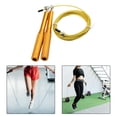 thumbnail image 2 of S SERENABLE Skipping Rope 300cm Adjustable Length Non Slip Handle Aerobic Exercises Personal Thick Gold, 2 of 9