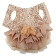 thumbnail image 5 of Summer Pet Cloth Small Dog Dress Puppy Sequined Princess Bubble Skirt Wedding Costume (Gold XL) Bienvenido, 5 of 8