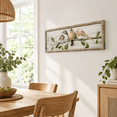 Vintchickadee Wooden Framed Wall Art 24x8 Inch - Walmart.com