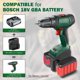 thumbnail image 3 of Para Uso de Bos*ch 2 Packs Batería Li-ion GBA de 18V BOSB18C Adaptador 2 en 1 Convertido a para Batería de la Serie Bos*ch PBA Herramienta Eléctrica Inalámbrica, 3 of 7