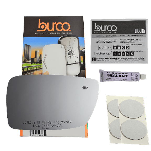 5774B Passenger Side Replacement Mirror Glass w/Blind Spot Compatible with 2018-2019 Buick Enclave