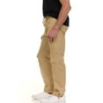 thumbnail image 3 of Canada Weather Gear Men’s 4-Pocket Lightweight Cargo Pants – Elastic Waistband with Drawstring, Adjustable Hem, Relaxed Fit, 3 of 10