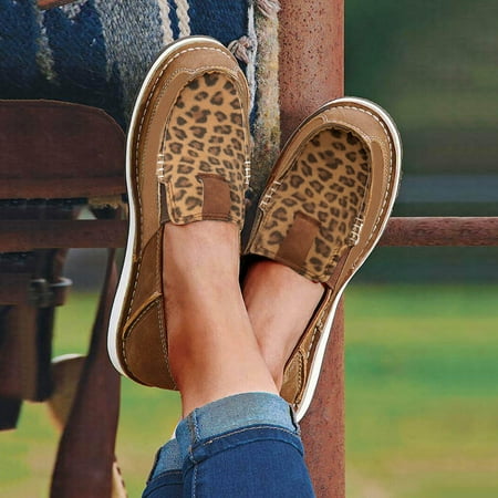 

Aayomet Shoe for Women Casual Retro Flat Casual Shoes Canvas Women s Floats Women s casual Womens Casual Slip on Shoes Canvas Brown 8.5