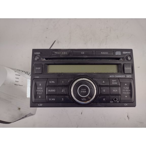 Pre-Owned 07 08 09 Nissan Versa AM FM 6CD MP3 Radio Receiver OEM - Verify Specific Vehicle Fitment In Description - (Good)