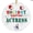 Actress, variant on Holiday Lighting Millwright Christmas Ceramic Ornament, Funny Career Gift, Tree Décor