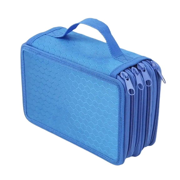 Mrzvby Large Capacity Student Pencil Case Compartment Stationery Storage Bag Macaron Color Stationery Pen Bag Multifunctional Storage Pencil Case