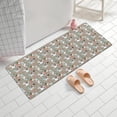 thumbnail image 2 of Brown Cartoon Unicorn Pattern Bathroom Rugs Mat,Non Slip Microfiber Bathroom Rug,Rubber Backing,Soft Bathroom Mats for Bathroom Floor,Tub and Shower,60x24in(150x60cm), 2 of 5