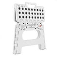 thumbnail image 4 of Casafield 9" Folding Step Stool with Handle - White, Collapsible Foot Stool for Adults, 4 of 8