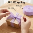 thumbnail image 6 of AK-Trading Floral Lace Ribbon 1 Inch x 10 Yards for Crafts and Decoration- Lavender, 6 of 10