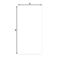 thumbnail image 2 of White 8x16 Uncut Art Mat Board - No Opening - 10 Mats, 2 of 7