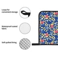 thumbnail image 4 of Honeii Cute Popcorn Pattern Oven Mitts and Pot Holders, Silicone Oven Gloves,500 F Heat Resistant Oven Mitts Sets, 4PCS, 4 of 6