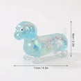 thumbnail image 3 of Cute Glitter Dachshund Wiener Dog Squishy Fidget Toy, Soft Slow Rebound Stress Relief & Calming Toy for Desk Decor & Anxiety Relief, 3 of 6