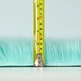 thumbnail image 5 of Lanco Fluffy Sheepskin Faux Fur Shag Area Rug, Mint, 30x46, 5 of 5
