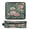 Blossoming Lotus, variant on Hair Tool Organizer Bag with Heat Resistant Mat Removable Travel Storage Case for Hot Air Brushes Curling Irons Rainbow Cabbage