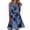 Royal Blue, variant on V Neck Boho Dresses for Women Flowy Aline Sleeveless Casual Floral Dress Summer Fashion Wedding Guest Sundress with Pockets