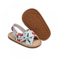 thumbnail image 3 of PRAETER Summer Fashion Baby Girl Boy Cross Strap Sandals Toddler Rubber Sole Anit-slip Walkers Shoes, 3 of 5